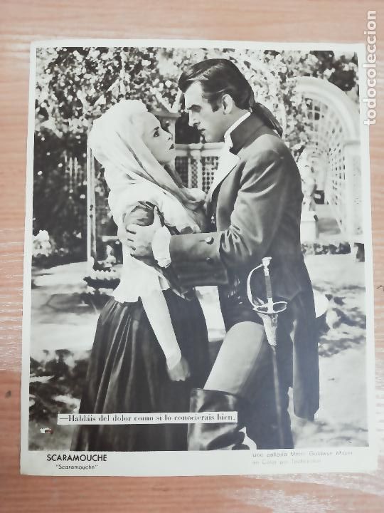 Cinema: FOTOCROMO - SCARAMOUCHE - STEWART GRANGER, JANET LEIGH, ELEANOR PARKER - MGM