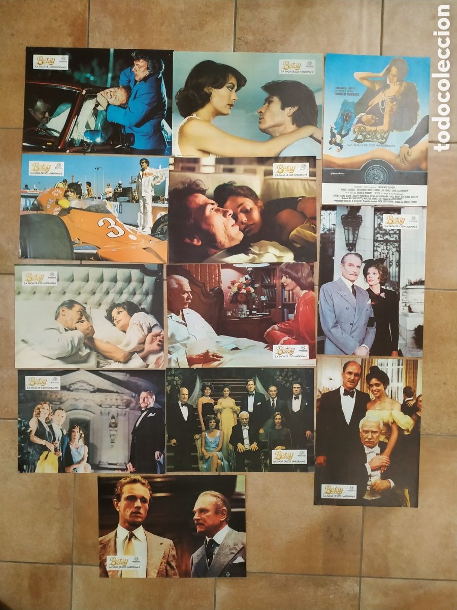 Cin&eacute;ma: BETSY LA SAGA DE LOS HARDEMAN - ROBERT DUVALL Y KATHARINE ROSS - 12 FOTOCROMOS + POSTER - F87