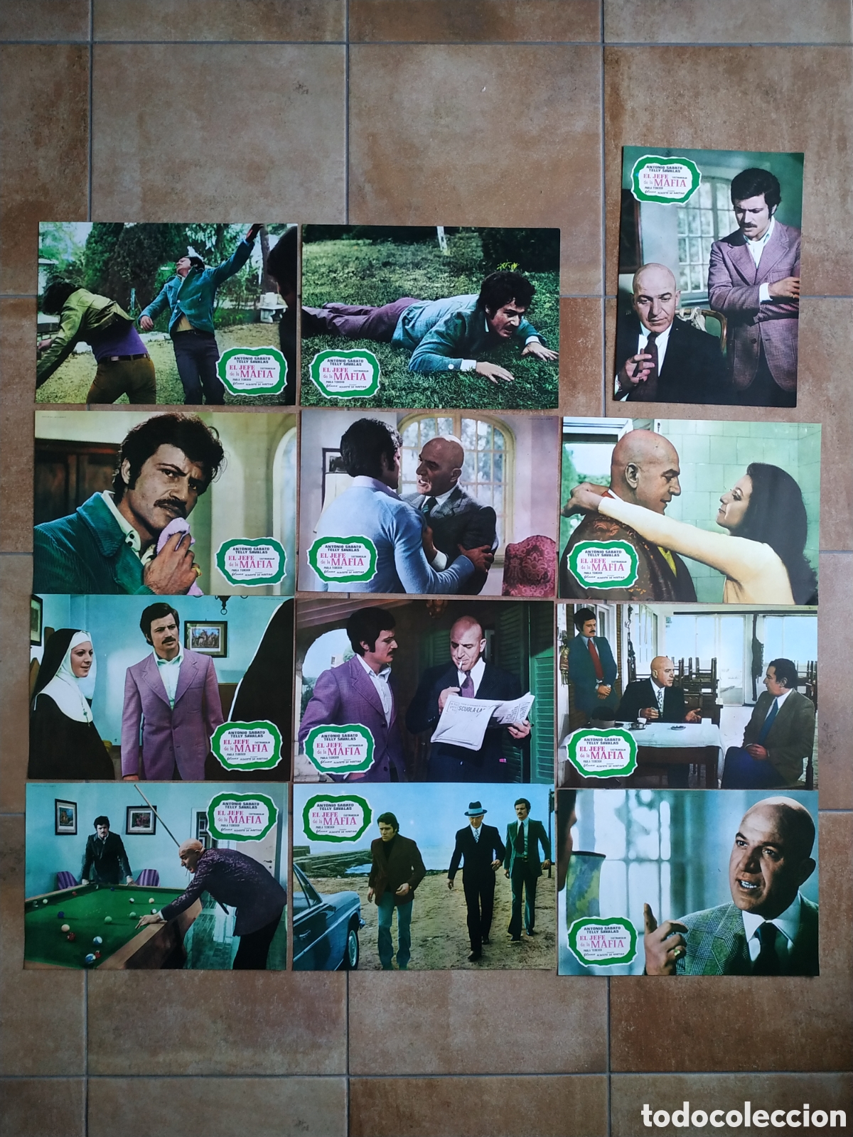 Kino: EL JEFE DE LA MAFIA - PAOLA TEDESCO - 12 FOTOCROMOS + POSTER - F95