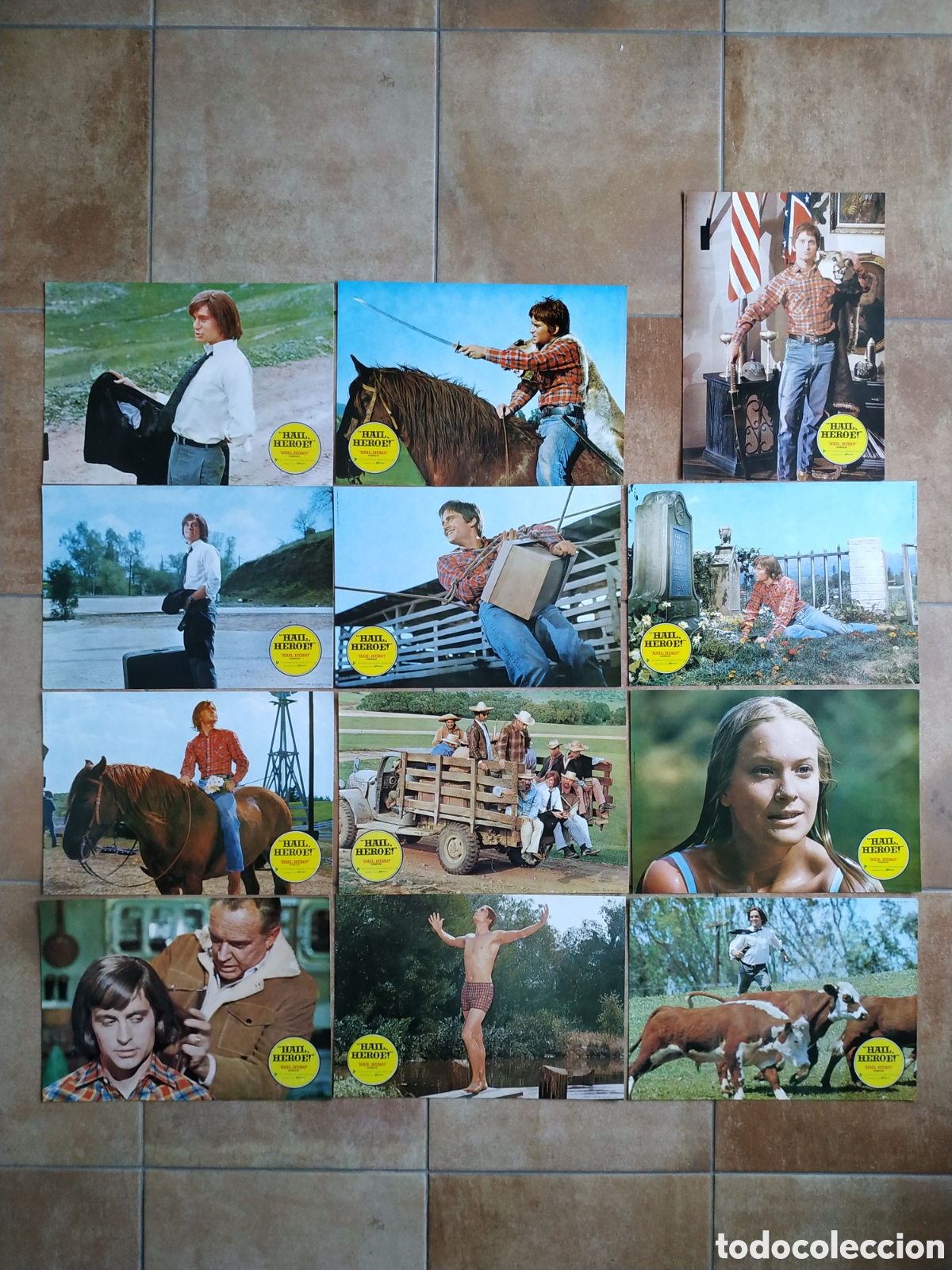 Kino: HALL HEROE (HALL, HERO) - TECHNICOLOR FILMAX - 12 FOTOCROMOS - F97