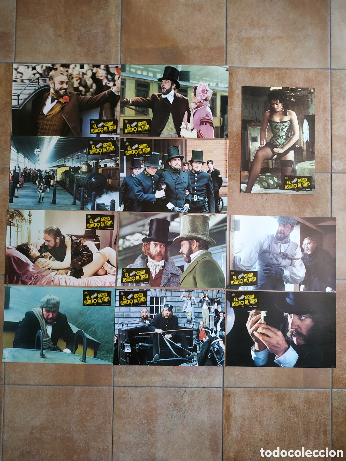 Cine: EL PRIMER GRAN ASALTO AL TREN - 11 FOTOCROMOS - F110