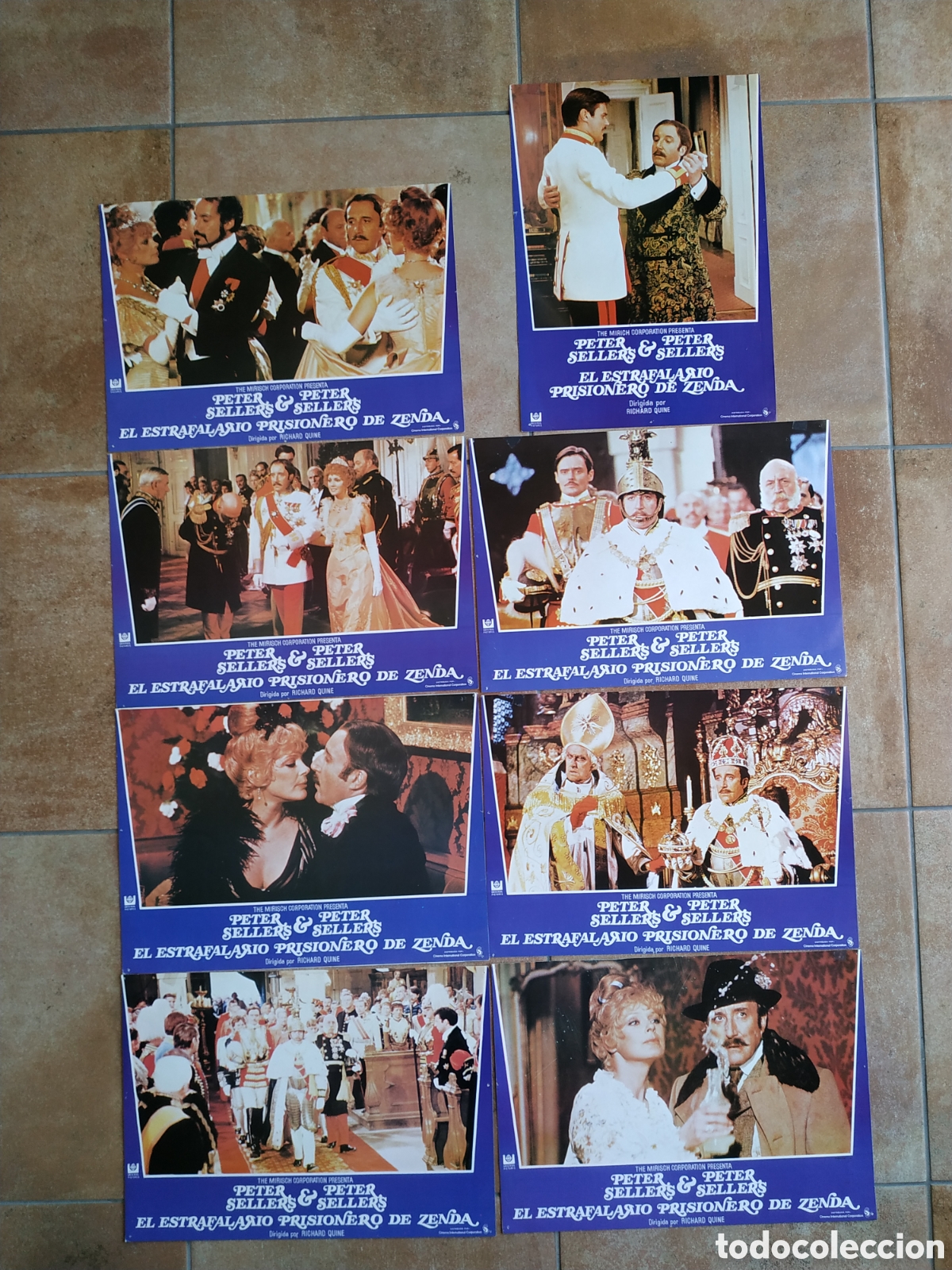 Kino: EL ESTRAFALARIO PRISIONERO DE ZENDA - PETER SELLERS - 8 FOTOCROMOS - F111