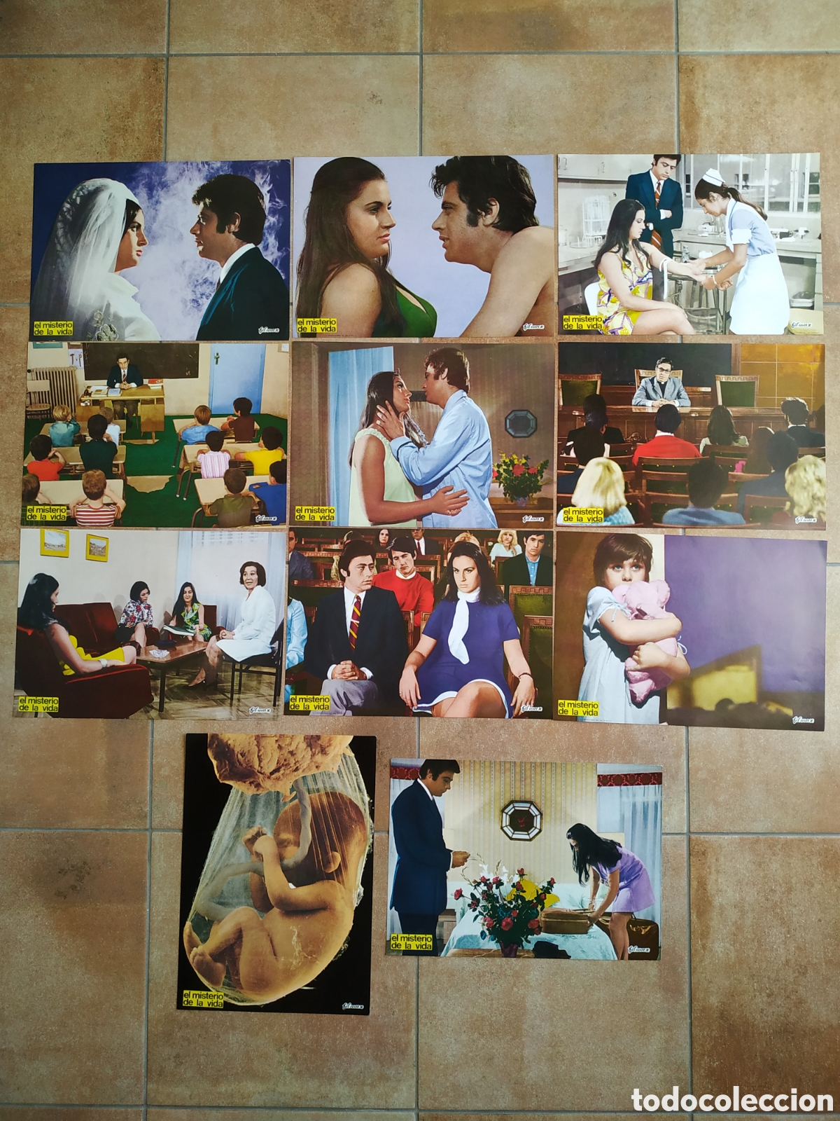 Kino: EL MISTERIO DE LA VIDA - 11 FOTOCROMOS - F118