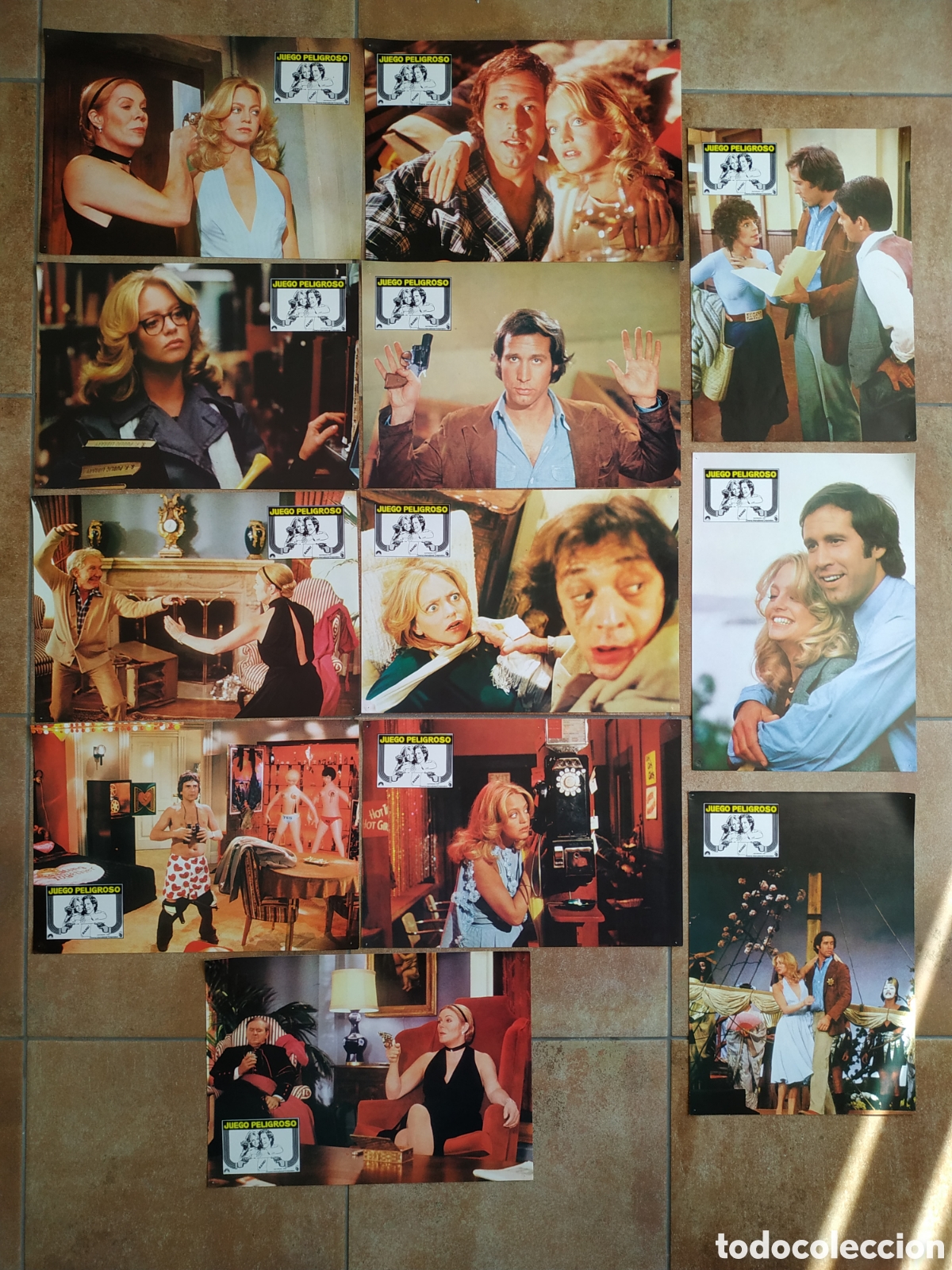 Cine: JUEGO PELIGROSO - 12 FOTOCROMOS - F123