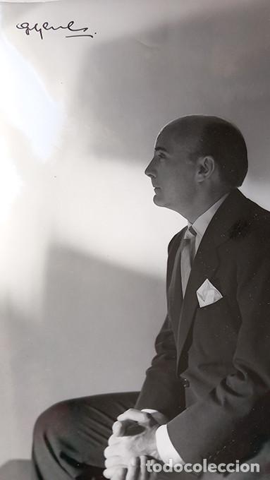 Kino: Guillermo Mar&iacute;n, actor. Fotograf&iacute;a firmada Gyenes a tinta