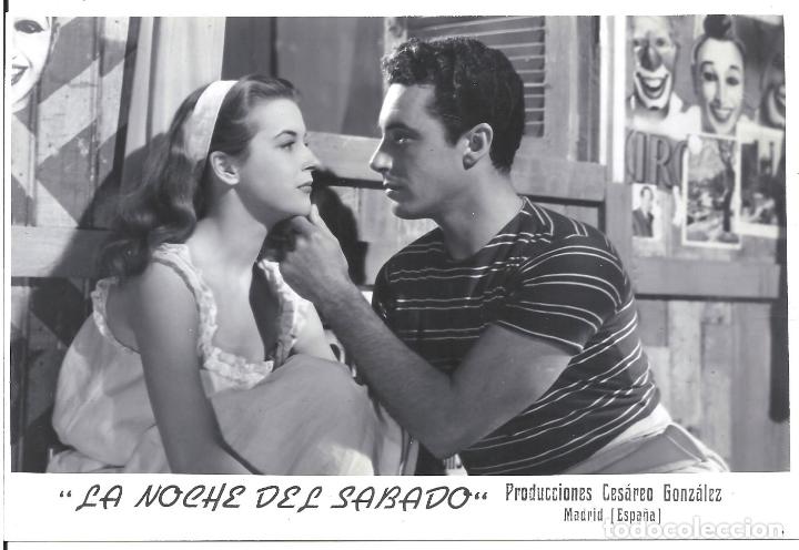 Cin&eacute;ma: F34636 VIRGILIO TEIXEIRA MARIA ROSA SALGADO LA NOCHE DEL SABADO FOTO B/N ORIGINAL ESPA&Ntilde;OLA