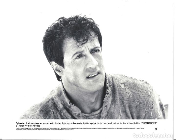 Cine: F34685 SYLVESTER STALLONE MAXIMO RIESGO FOTO B/N ORIGINAL AMERICANA