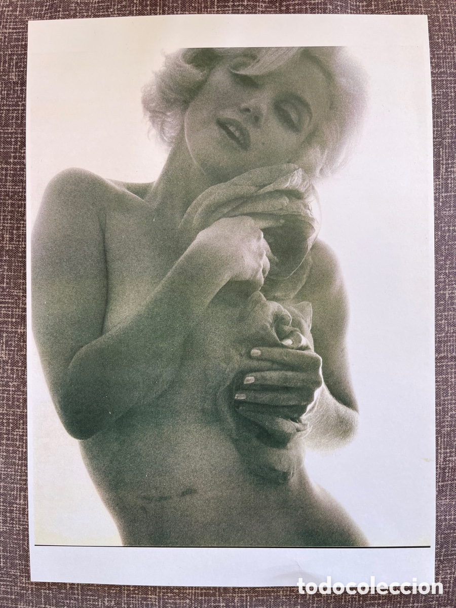 Cinema: FOTO MARILYN NUDE 21,5X30 CM B/N