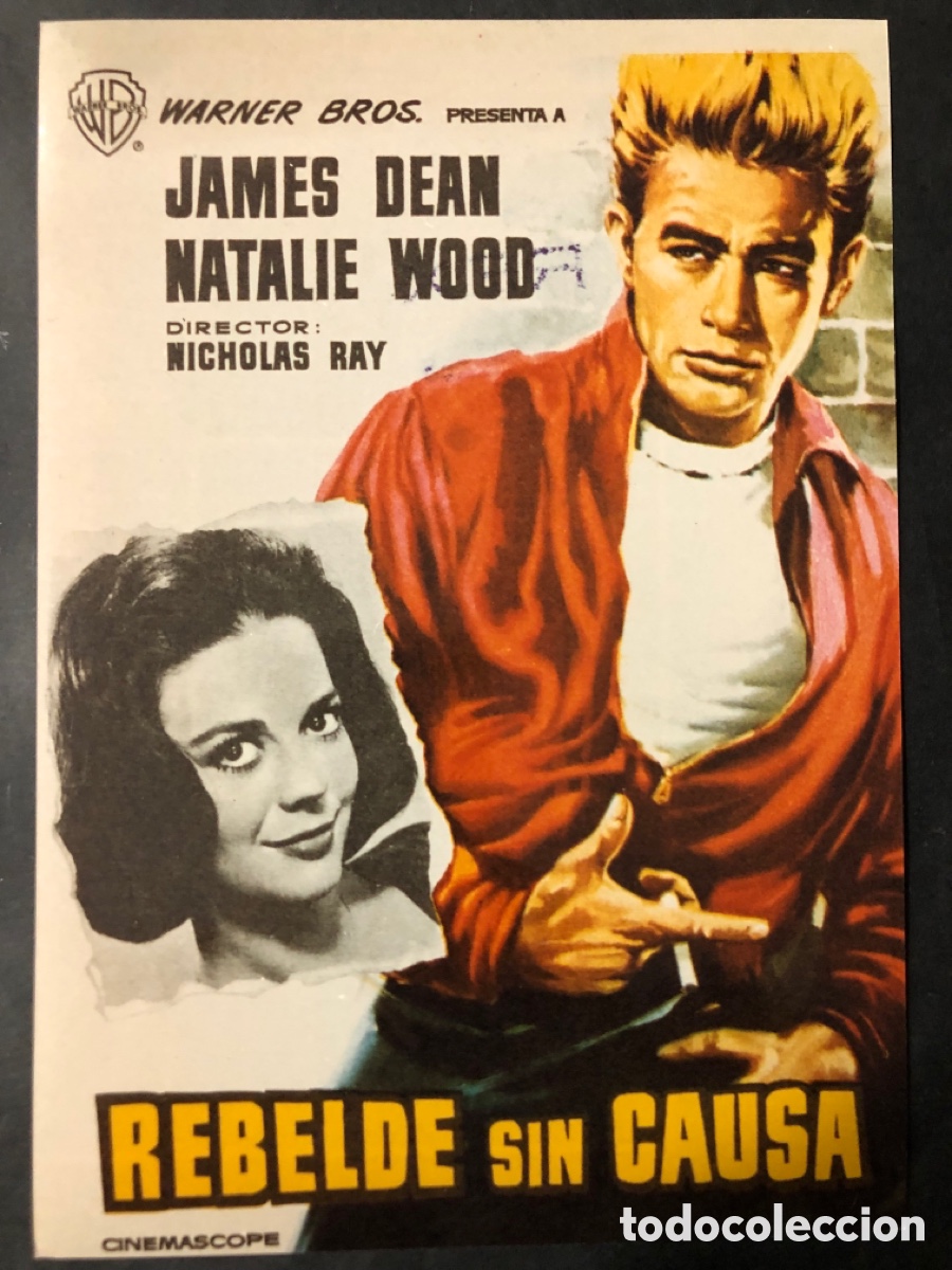 Cine: Foto 15x21 cm cartel rebelde sin causa james dean