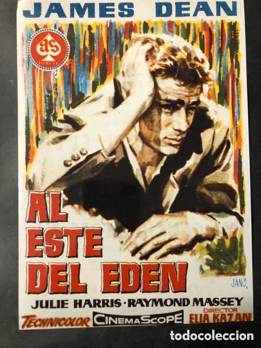 Cine: Foto 15x21 cm al este del ed&eacute;n james dean
