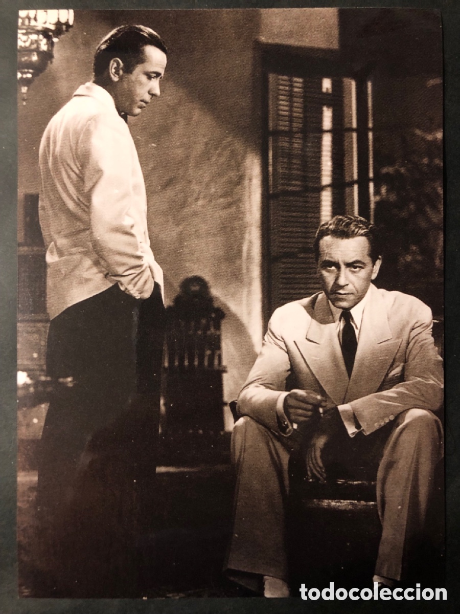 Cine: Foto 15x21 cm humphrey Bogart casablanca
