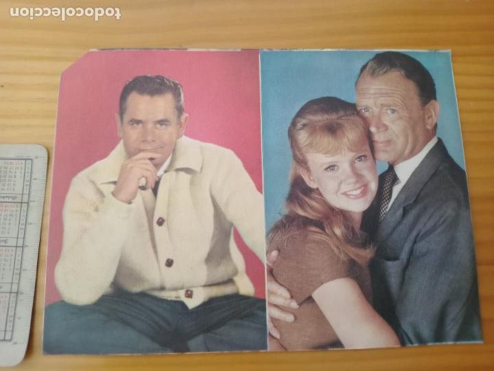 Cine: 2 cromos de cine Oscarcolor: Hayley Mills y Glenn Ford