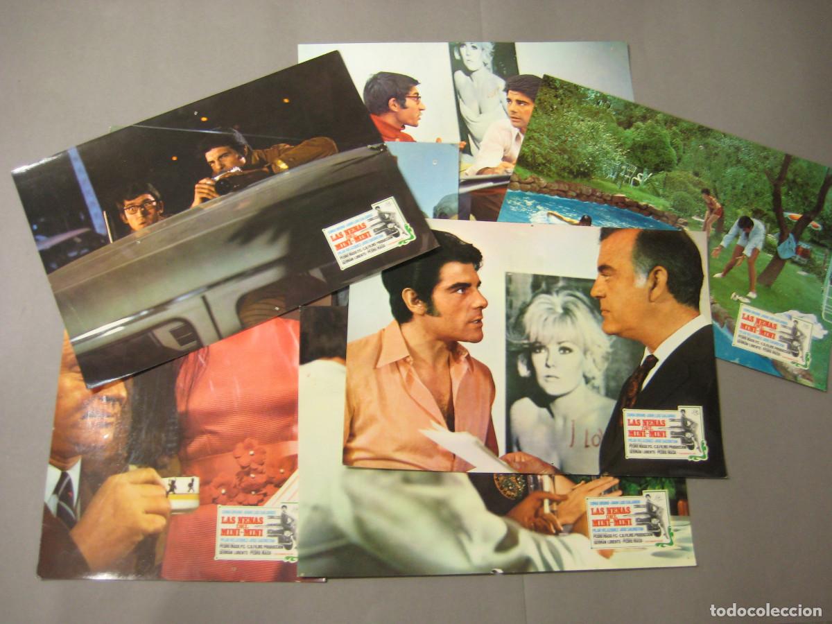 Cine: 9 FOTOCROMOS ORIGINALES DE LA PEL&Iacute;CULA DE CINE LAS NENAS DEL MINI MINI