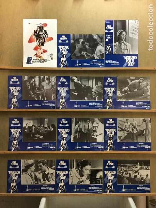 Cine: EV04D MARCADO POR EL ODIO PAUL NEWMAN PIER ANGELI SET COMPLETO 12 FOTOCROMOS ORIGINAL ESPA&Ntilde;OL R-82