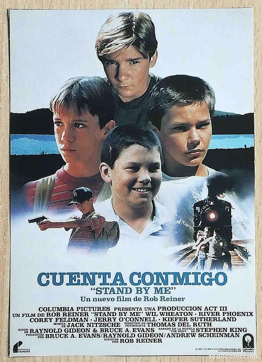 Cine: Cuenta conmigo. Rob Reiner 1986 (Wil Wheaton, River Phoenix) Programa de mano revista Pantalla3
