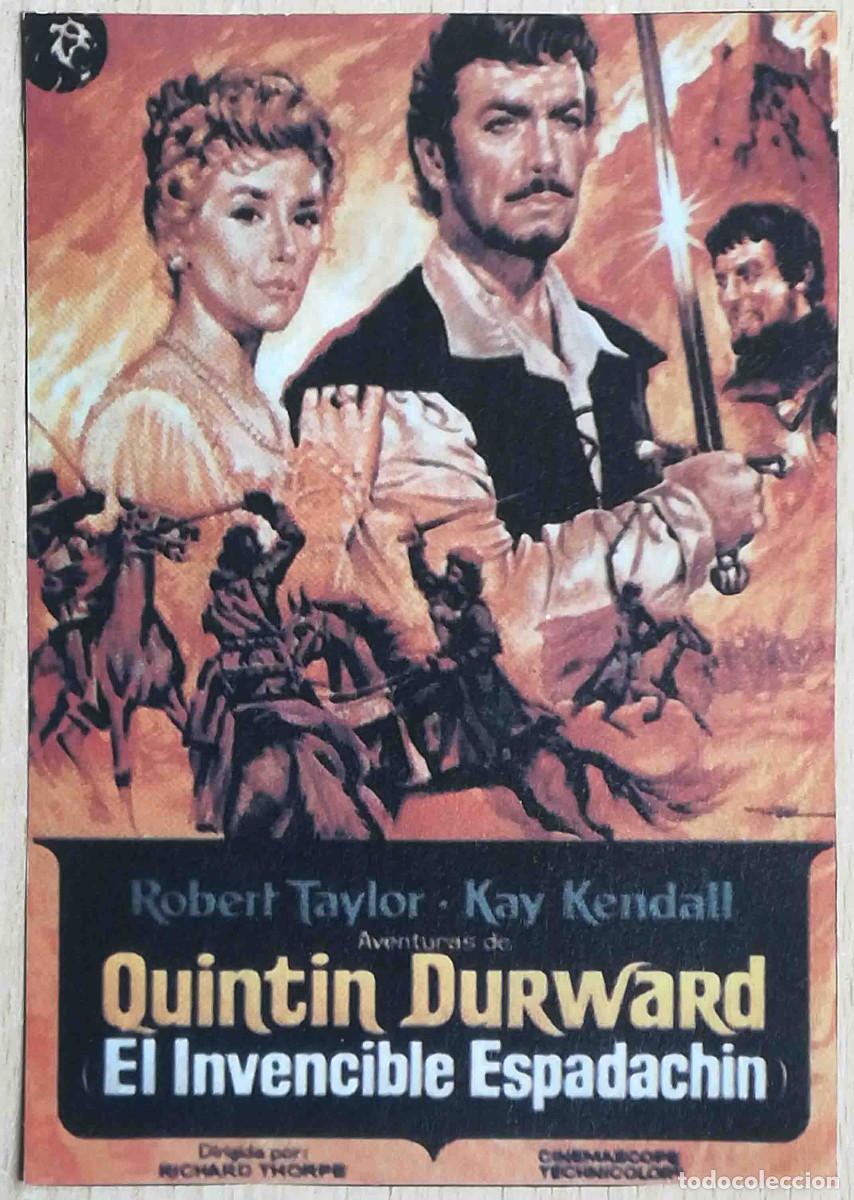 Cine: Aventuras de Quentin Durward. Richard Thorpe 1955 (Robert Taylor) Programa de mano revista Pantalla3