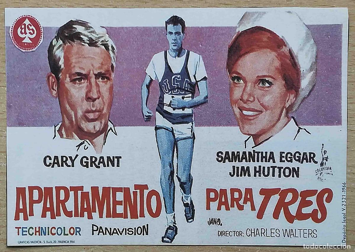 Cine: Apartamento para tres. 1966 (Cary Grant, Samantha Eggar) Programa de mano revista Pantalla3