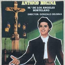Cine: EL CRISTO DE LOS FAROLES. GONZALO DELGRÁS 1958 (ANTONIO MOLINA) PROGRAMA DE MANO REVISTA PANTALLA3