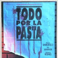 Cine: TODO POR LA PASTA. URBIZU, 1991 (ANTONIO RESINES, MARÍA BARRANCO) PROGRAMA DE MANO REVISTA PANTALLA3