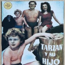 Cine: TARZÁN Y SU HIJO. RICHARD THORPE, 1939 (JOHNNY WEISSMULLER) PROGRAMA DE MANO REVISTA PANTALLA3