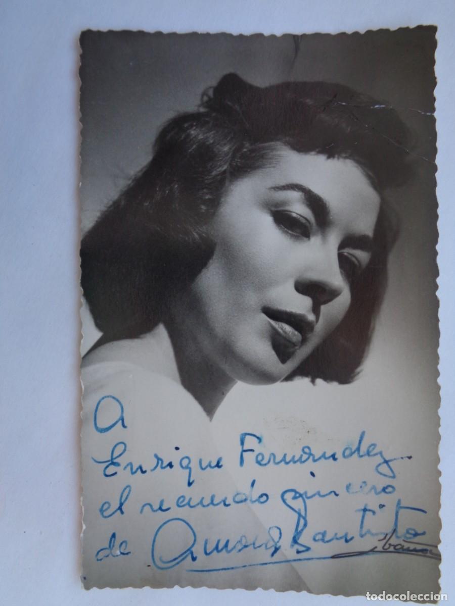 Cine: FOTO ORIGINAL DE LA ACTRIZ AURORA BAUTISTA , DEDICADA Y FIRMADA MANUSCRITA