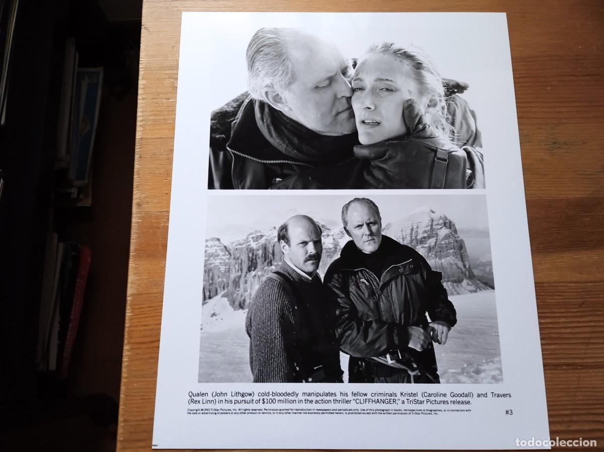 Cine: Maximo Riesgo - John Lithgow, Caroline Goodall, Rex Linn - Foto B/N original Columbia 1993