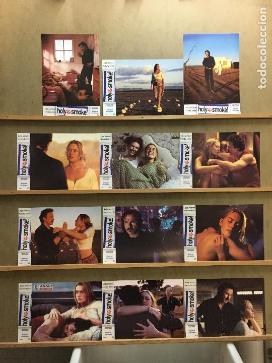 Cine: FQ99 HOLY SMOKE HARVEY KEITEL KATE WINSLET SET COMPLETO 12 FOTOCROMOS ORIGINAL ESTRENO