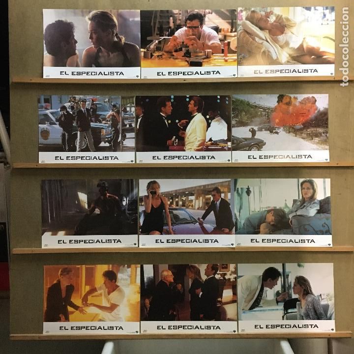 Cine: FR69 EL ESPECIALISTA SHARON STONE SYLVESTER STALLONE SET COMPLETO 12 FOTOCROMOS ORIGINAL ESTRENO