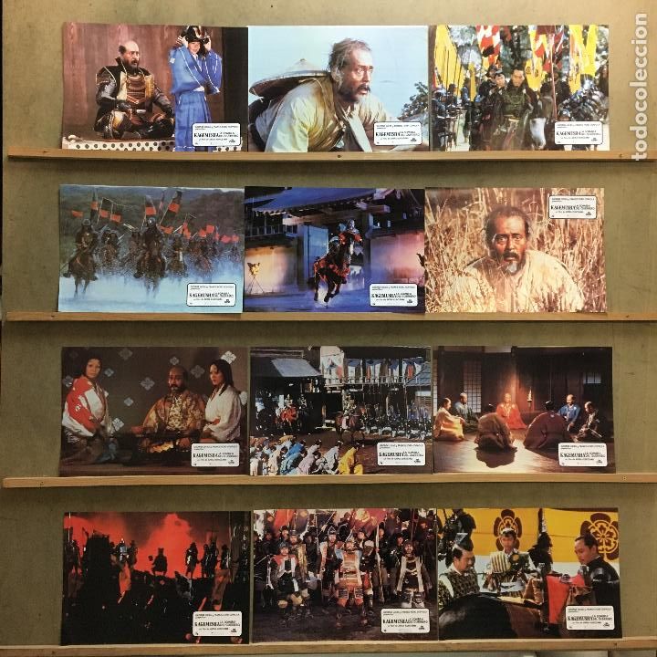 Cine: FV00 KAGEMUSHA AKIRA KUROSAWA SET COMPLETO 12 FOTOCROMOS ORIGINAL ESTRENO