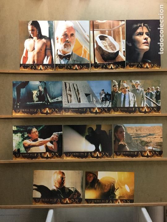 Cine: FV10D LA SOMBRA DEL FARAON JASON SCOTT LEE RUSSELL MULCAHY SET COMPLETO 12 FOTOCROMOS ORIG ESTRENO