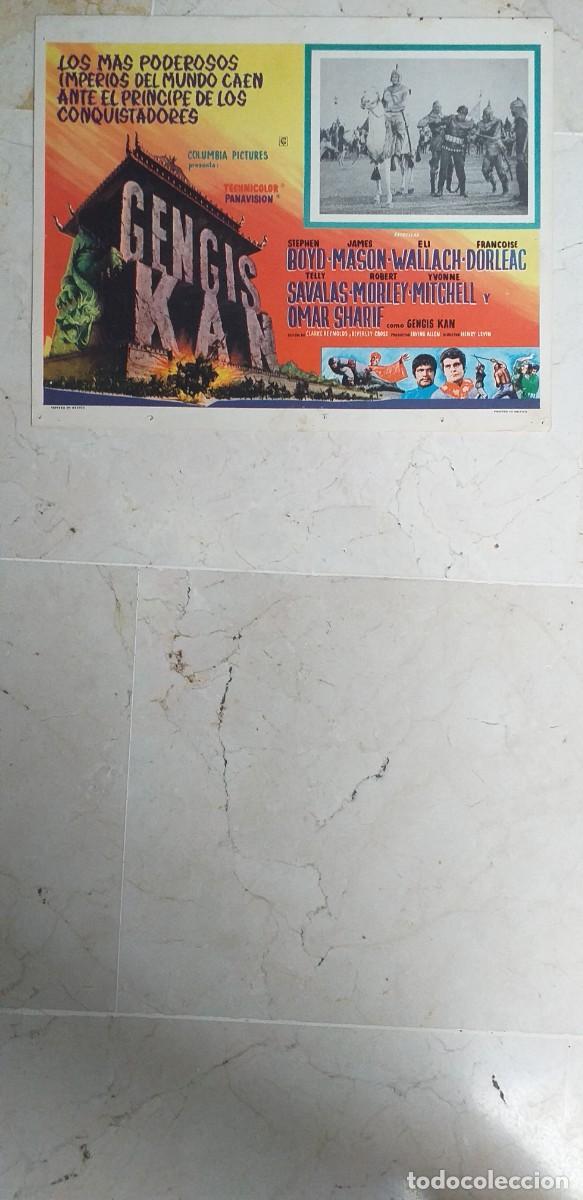 Cine: GENGIS KAN STHEPEN BOYD LOBBY CARD ORIGINAL