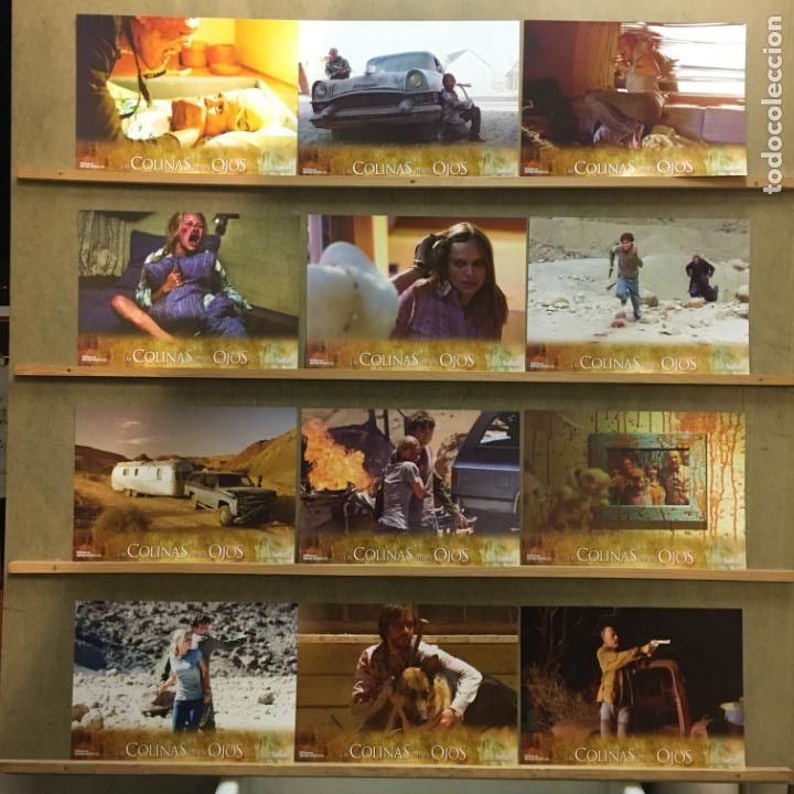 Cine: GL16 LAS COLINAS TIENEN OJOS AARON STANFORD TERROR SET COMPLETO 12 FOTOCROMOS ORIGINAL ESTRENO