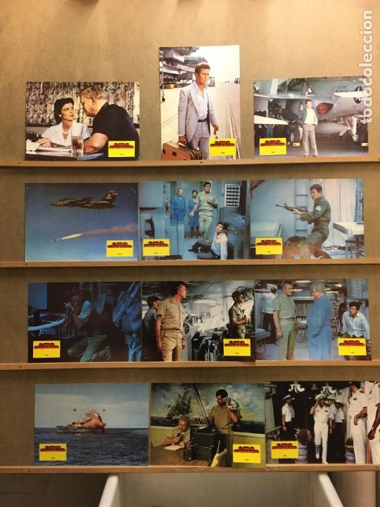 Cine: GL44D EL FINAL DE LA CUENTA ATRAS KIRK DOUGLAS KATHARINE ROSS SET 12 FOTOCROMOS ORIGINAL ESTRENO