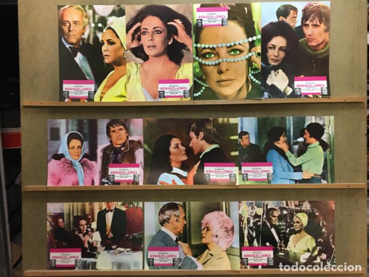 Cine: GL50D MIERCOLES DE CENIZA ELIZABETH TAYLOR HELMUT BERGER COMPLETO 10 FOTOCROMOS ORIGINAL ESTRENO
