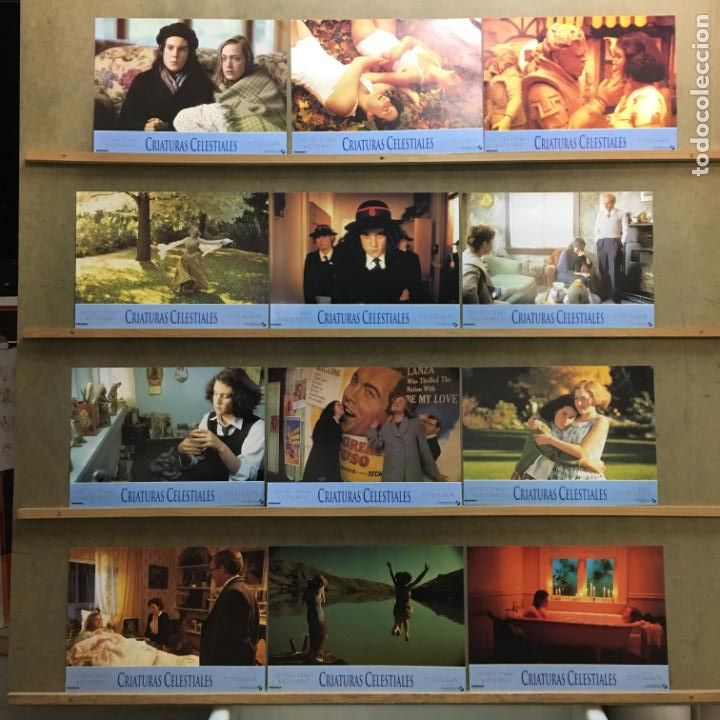 Cine: GL82D CRIATURAS CELESTIALES KATE WINSLET PETER JACKSON SET COMPLETO 12 FOTOCROMOS ORIGINAL ESTRENO