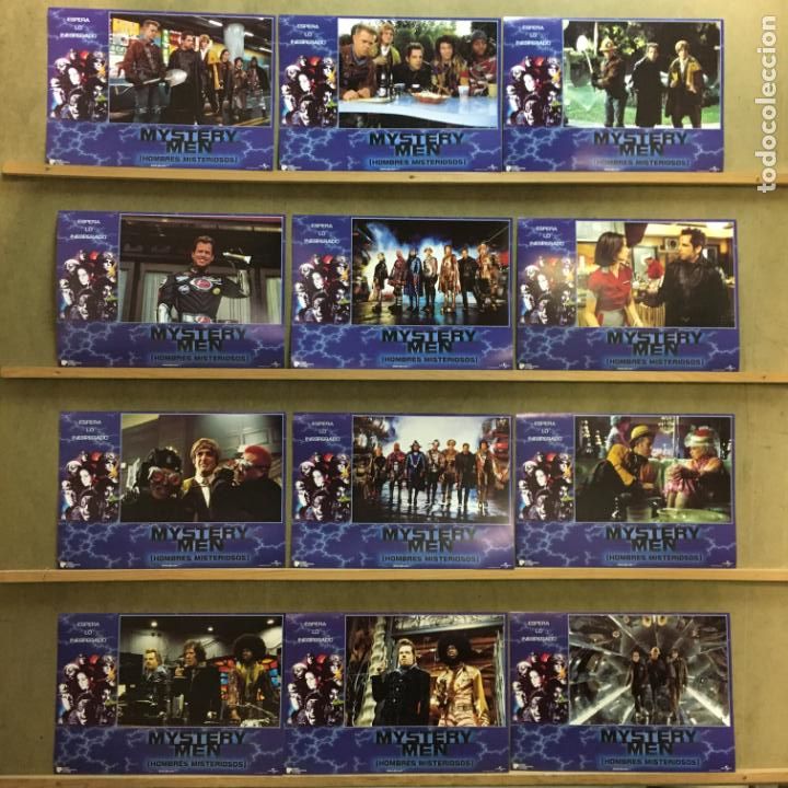 Cin&eacute;ma: GM18D MISTERY MEN BEN STILLER WILLIAM H MACY SET COMPLETO 12 FOTOCROMOS ORIGINAL ESTRENO
