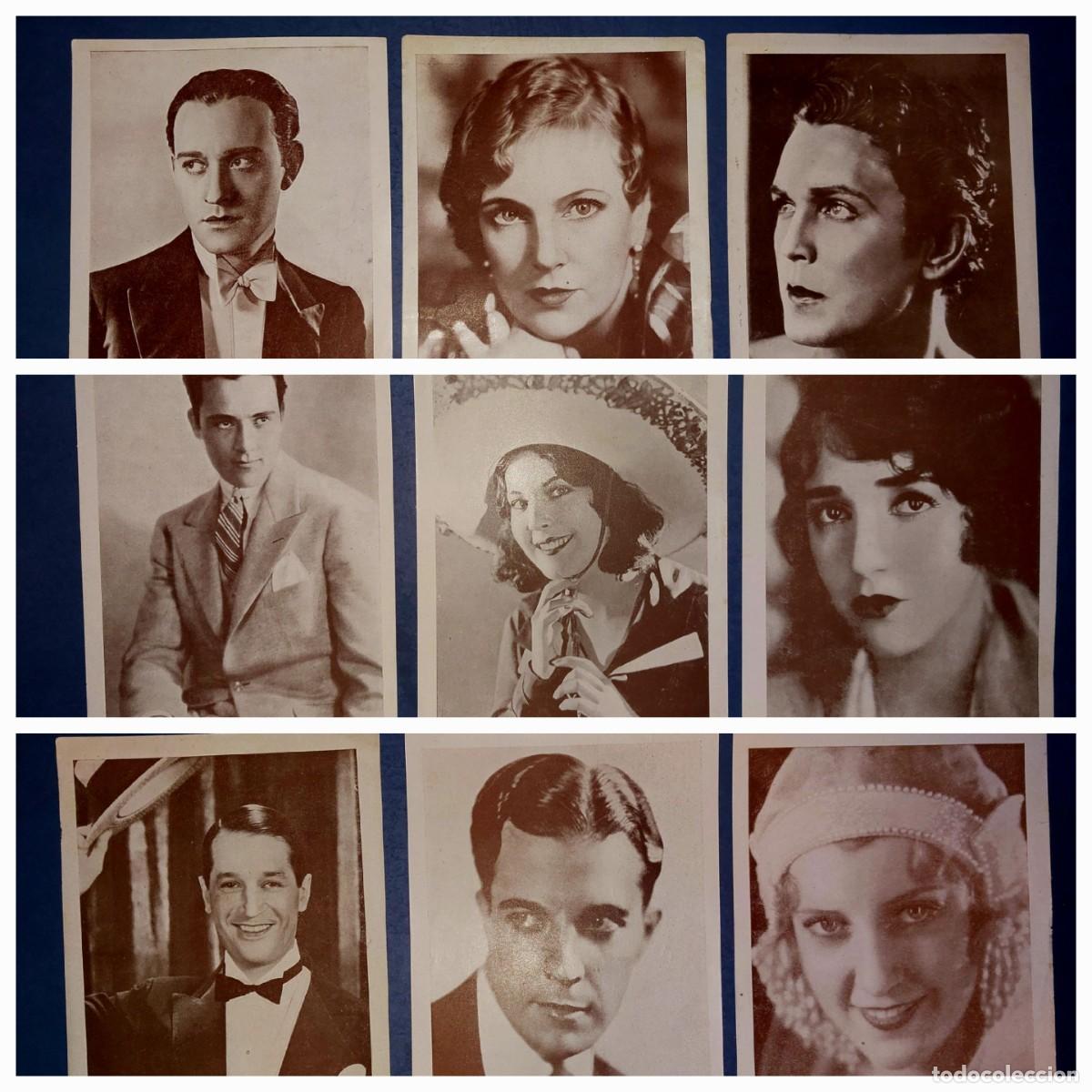 Kino: 15 Fotos Misma Colecci&oacute;n Artistas de Cine A&ntilde;os 30 Medidas 12 cm X 17 cm