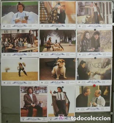 Cine: SCDO 1068 MICHAEL JOHN TRAVOLTA ANDIE MACDOWELL WILLIAM HURT SET COMPLETO 12 FOTOCROMOS ORIGINAL EST