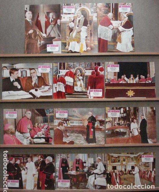 Kino: SCDO 1147 LAS SANDALIAS DEL PESCADOR ANTHONY QUINN SET COMPLETO 12 FOTOCROMOS ORIGINAL ESPA&Ntilde;OL R-70s