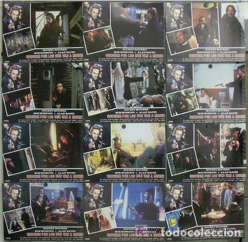 Cin&eacute;ma: SCDO 1151 REQUIEM POR LOS QUE VAN A MORIR MICKEY ROURKE SET COMPLETO 12 FOTOCROMOS ORIGINAL ESTRENO