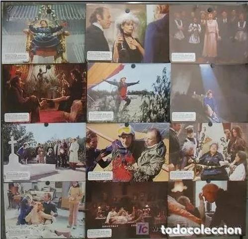Cine: SCDO 1186 MAMA CUMPLE 100 A&Ntilde;OS CARLOS SAURA RAFAELA APARICIO SET COMPLETO 12 FOTOCROMOS ORIG ESTRENO