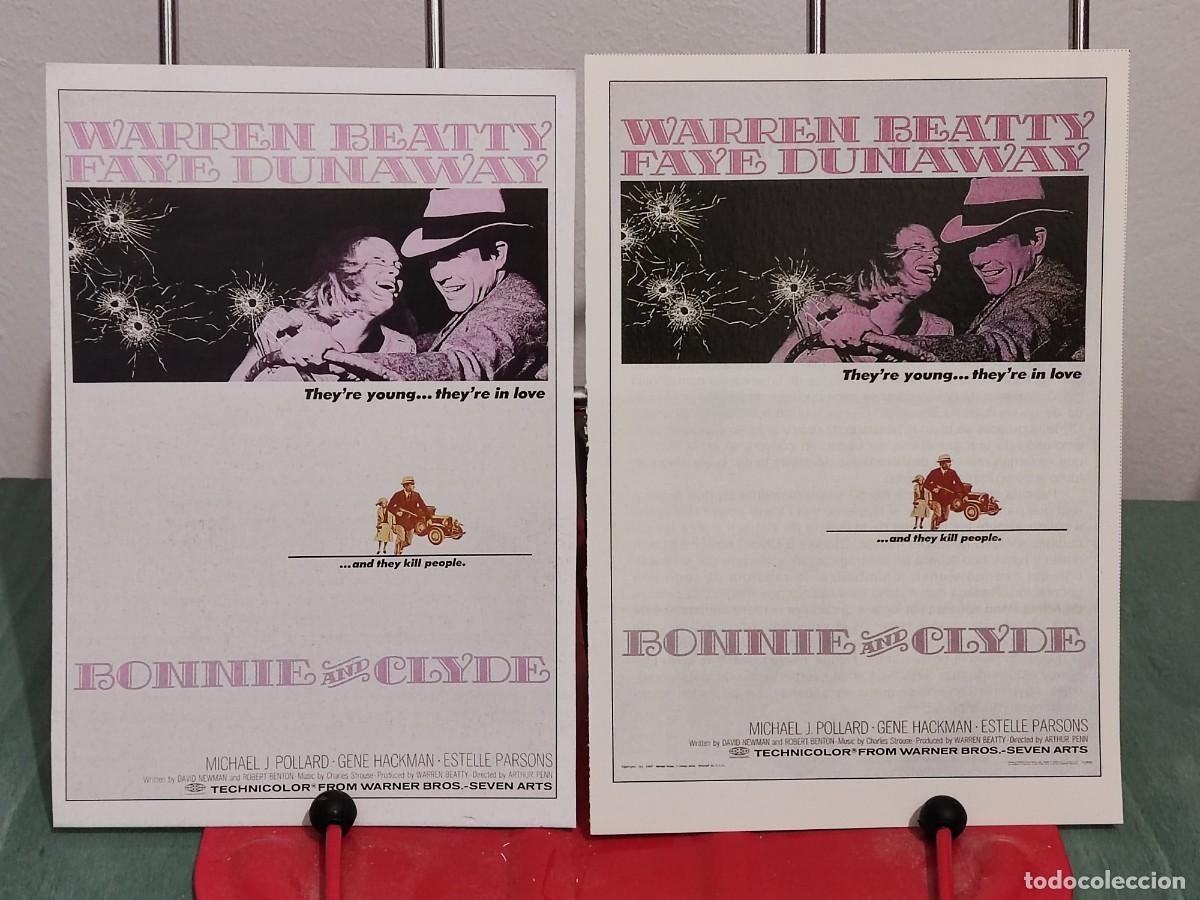 Kino: Bonnie & Clyde (Bonnie and Clyde) . 2 Fichas revista Accion cine