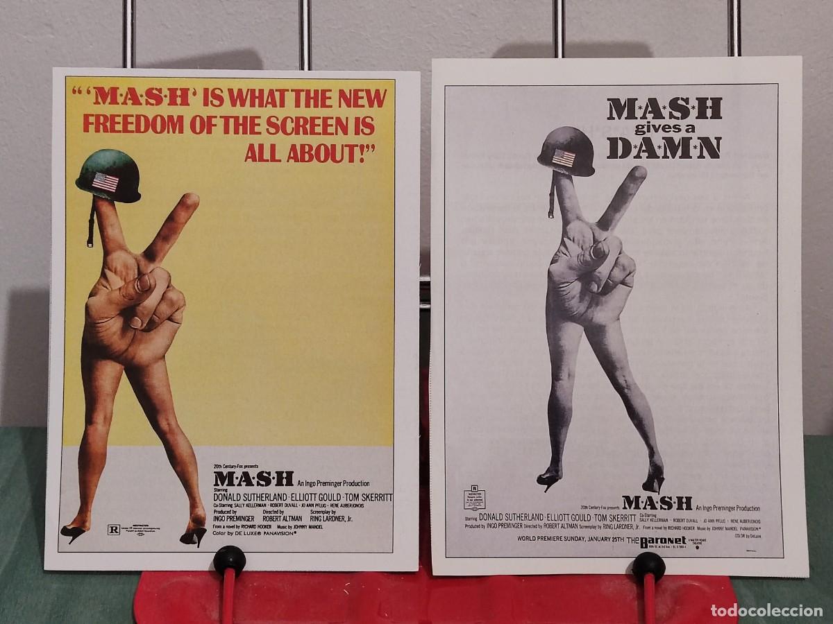 Kino: M.A.S.H. (M*A*S*H - MASH) . 2 Fichas revista Accion cine