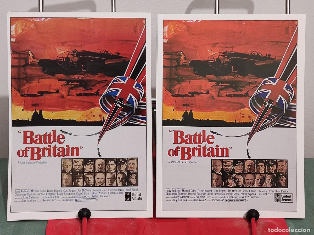 Kino: La batalla de Inglaterra (Battle of Britain) . 2 Fichas revista Accion cine