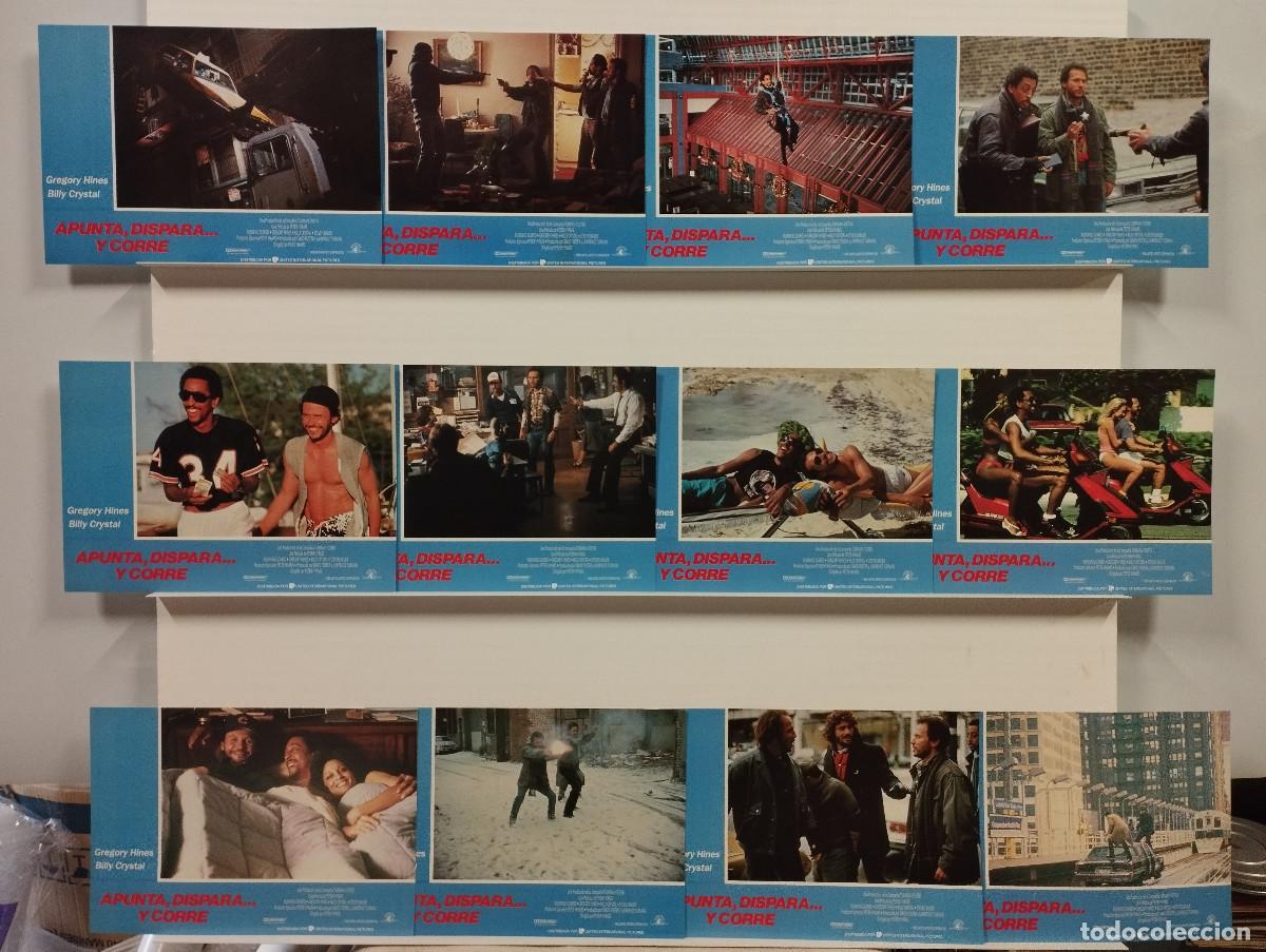 Cinema: APUNTA DISPARA Y CORRE GREGORY HINES BILLY CRYSTAL 12 FOTOCROMOS