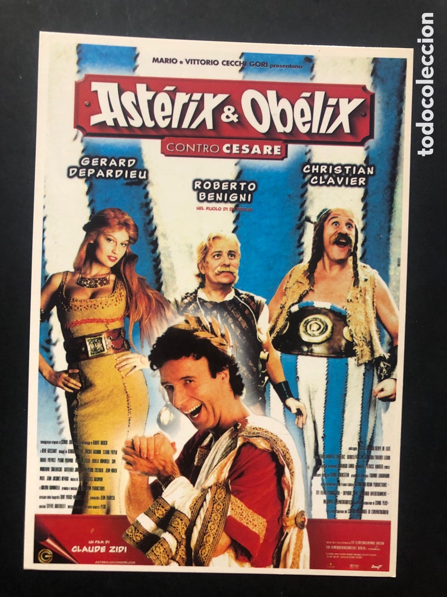 Cine: Tarjeta postal gerard depardieu asterix y obelix