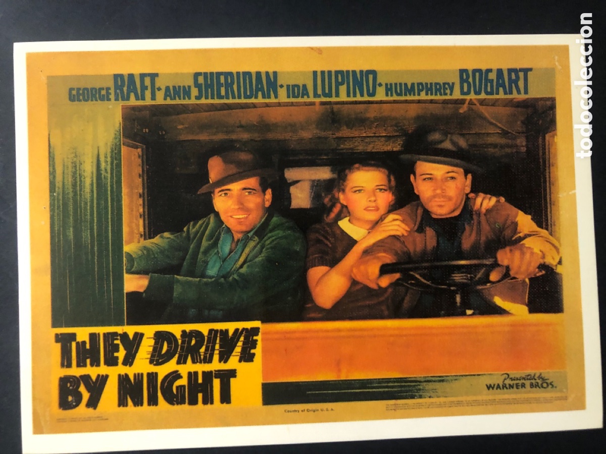 Cine: Tarjeta postal la pasi&oacute;n ciega humphrey Bogart Ida lupino