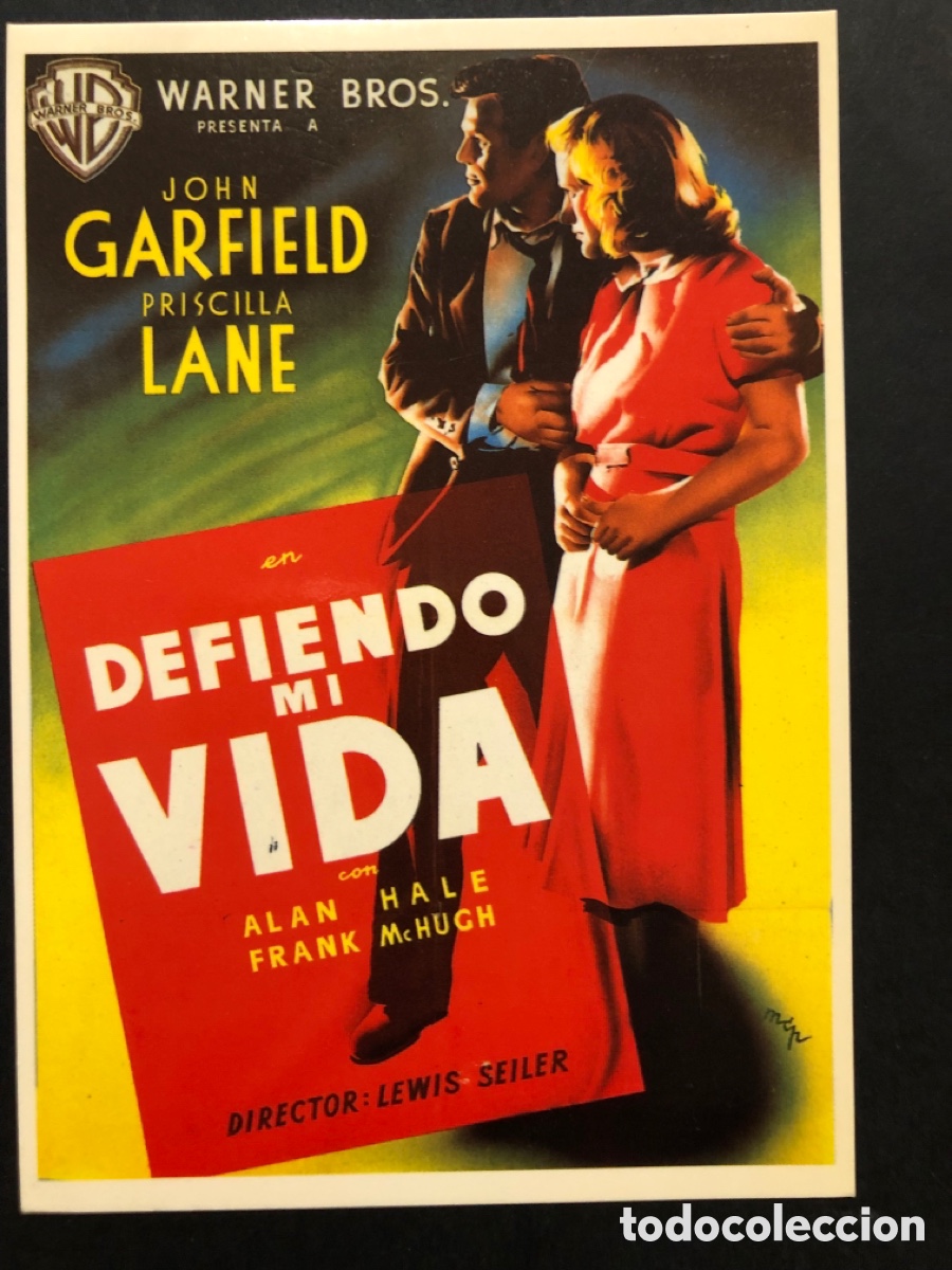 Cine: Tarjeta postal defiendo mi vida john Garfield priscilla lane