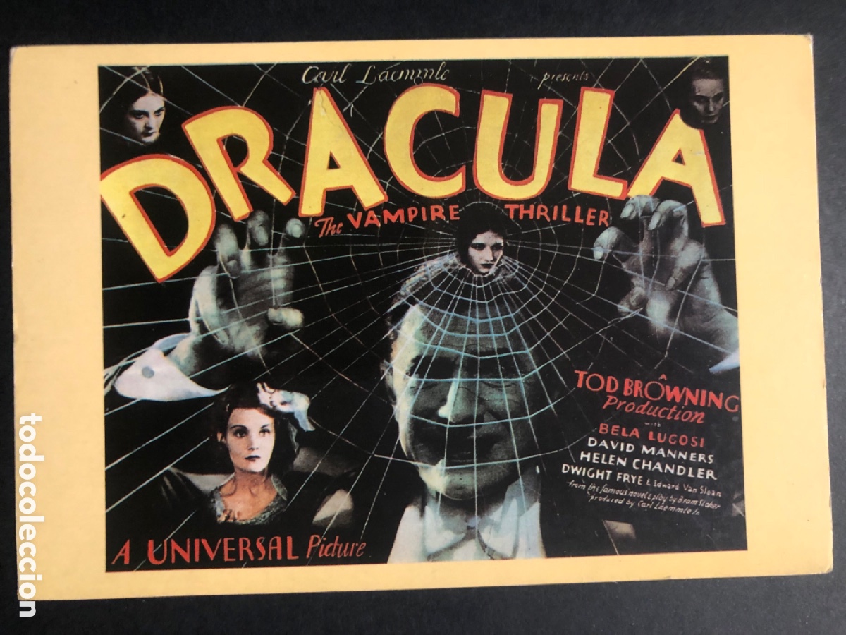 Cine: Tarjeta postal dracula bela lugosi