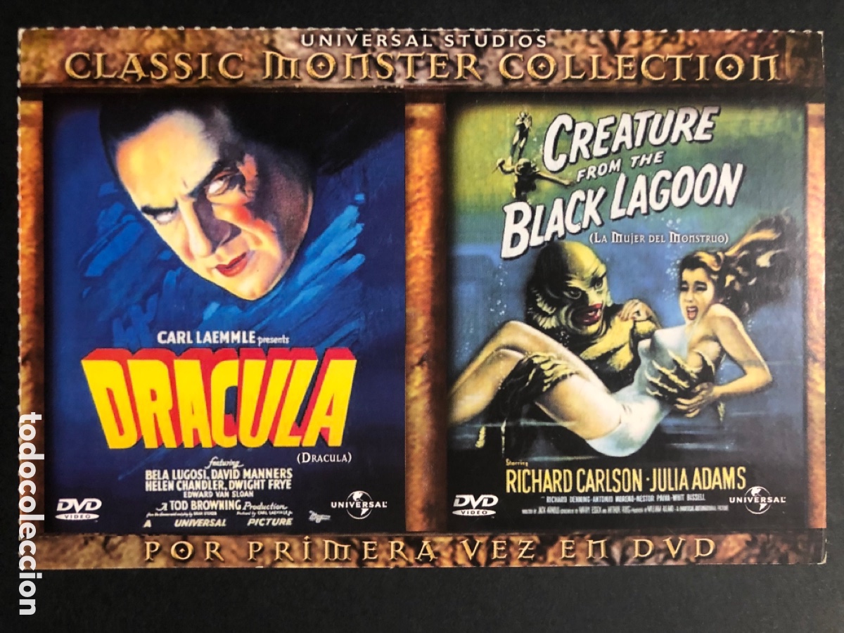 Cine: Tarjeta postal dvd dracula la mujer y el monstruo